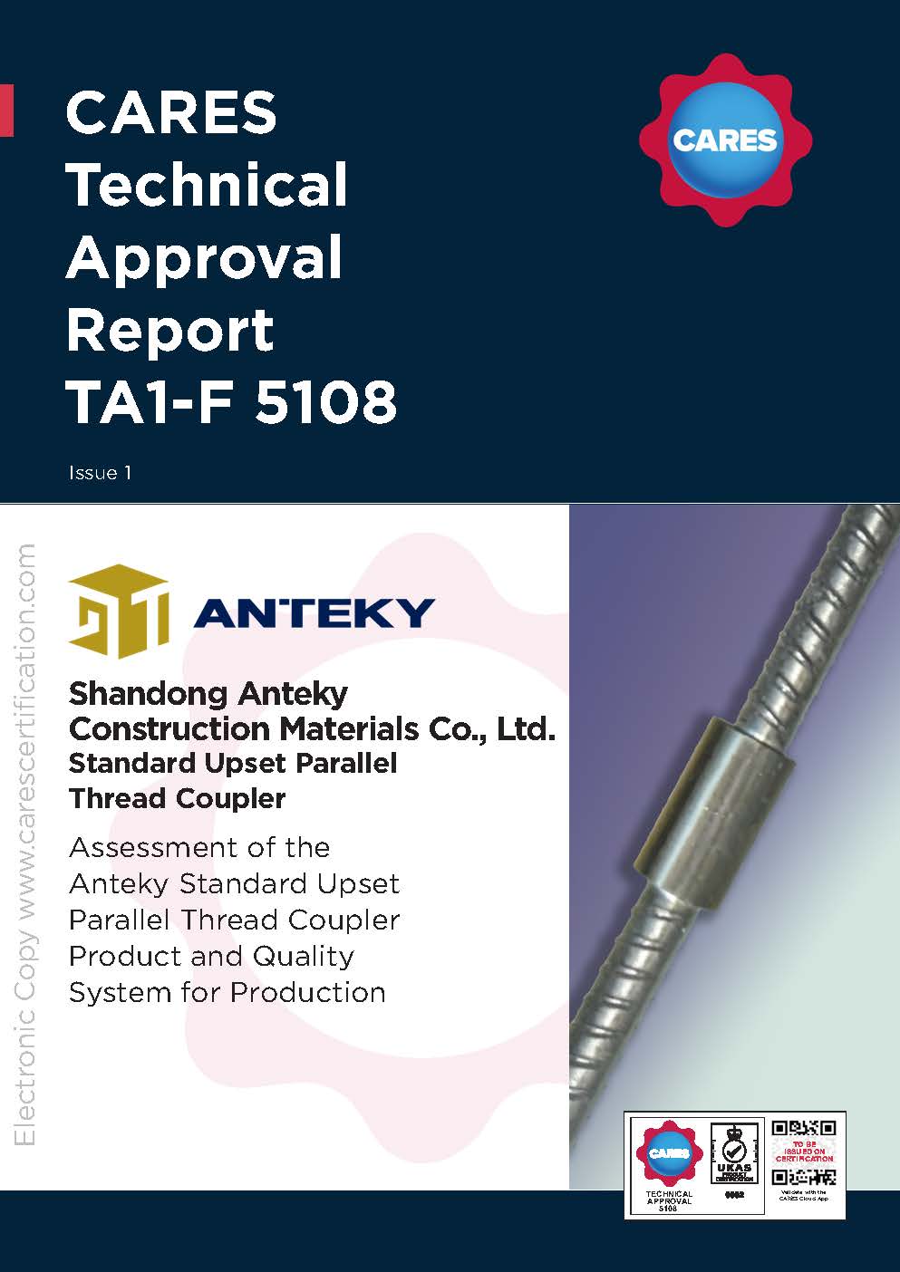 Shandong Anteky Construction Materials Co.,Ltd. Technical Approval
